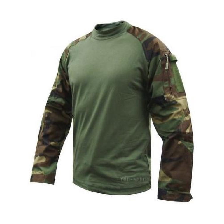2560 Woodland Camo Tactical Response Combat Shirt - Walmart.com