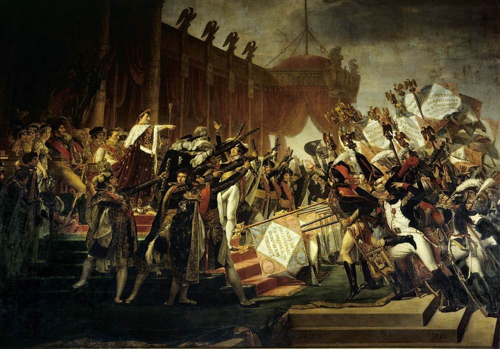 2567 Jacques Louis David (1748-1825) French School Canvas Art - (36 x 24)