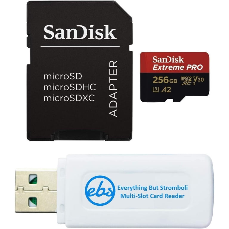 256GB Extreme Pro Cl 10 ro SD for Samsung Phone Works with Galaxy 