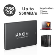 محرك أقراص صلبة داخلي Ssd Sata Iii 2.5” سعة 256 جيجابايت، فلاش Nand ثلاثي الأبعاد، محرك أقراص صلبة داخلي Ssd متقدم بسرعة تصل إلى 550 ميجابايت/ثانية، ترقية Sata 3 Ssd للكمبيوتر الشخصي والكمبيوتر المحمول