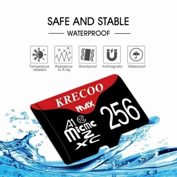256GB Micro Card High Speed 4K TF Card Class10 Smartphones Mirco SD Card Memory Card with Adapter,High Speed TF Card Full HD, Mini Card for Tablet/PC/Smartphone/Drone/Camera/Dash Cam.