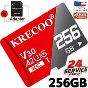 256GB Micro SD Card Class 10 SDHC SDXC High Speed Adapter Compatible