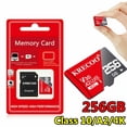 thumbnail image 1 of 256GB Micro SD Card,Memory Card for Cellphone Surveillance Camera Tachograph Tablet High Speed Class 10 TF Card 1TB Micro Memory SD Card with SD Card Adapter, 1 of 11