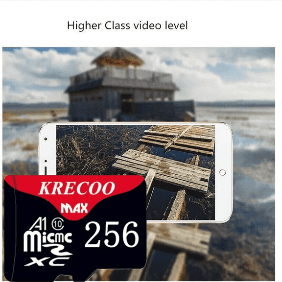 256GB Micro SD Card TF Card with Adapter High Speed MicroSD U3 Full HD 4K Memory Card for Phone Table Monitor Camera