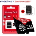 thumbnail image 1 of 256GB Micro SD Card TF Card with Adapter High Speed MicroSD U3 Full HD 4K Memory Card for Phone Table Monitor Camera, 1 of 9