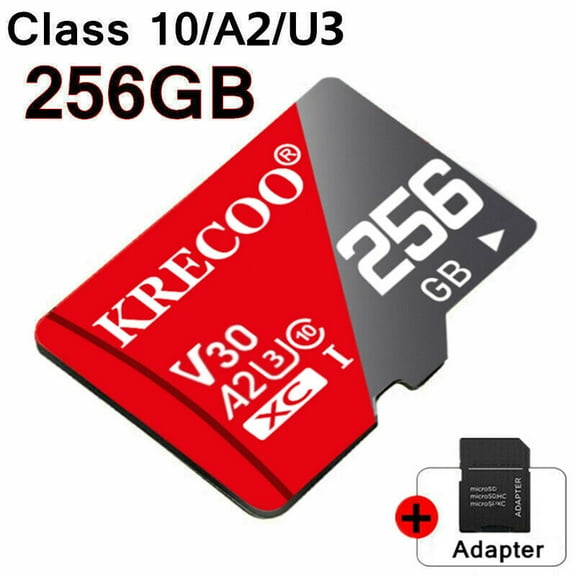 256GB Micro TF SD Card Class 10 Memory Card For Smartphones Cameras & Cars
