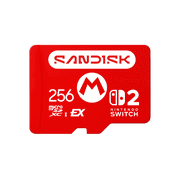 256GB SANDISK microSD Express Card for Nintendo Switch 2 - SDSQXFN-256G-GR6ZZ