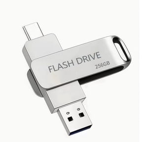 256GB USB Flash Drive 2 in 1 OTG Type C Memory Stick Thumb Drive Photo Stick Jump Drive for Android Smartphones, Computer, Tablet, PC