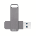 256GB USB Flash Drive Rotatable Thumb Drive External Data Storage ...