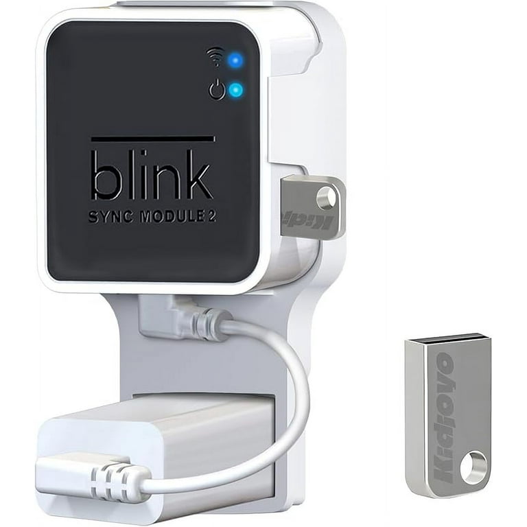 256GB USB Flash Drive & Wall Mount for Blink Sync Module 2 with