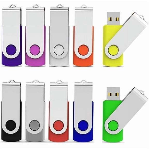 16GB USB 3.0 Flash Drives Memory Stick (10PACK Mixcolored)