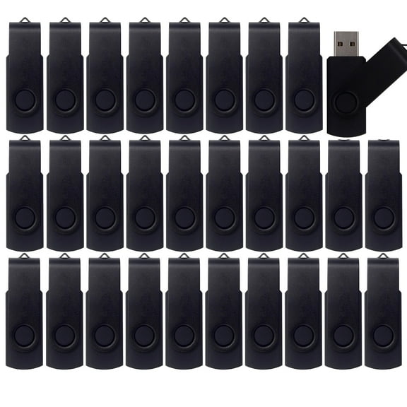 256MBUSB Flash Drive Bulk Thumb Drives 50 Pack with Lanyards USB 2.0 Jump Drive 256MB Memory Sticks Zip Drive Pen Drive for Storage and Backup( BLACK 256MB*50PCS)