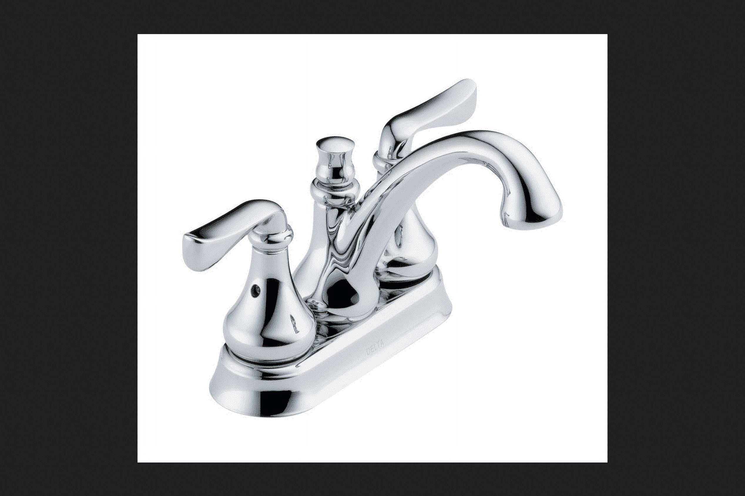25704Lf Delta Chrome 2 Handle Lavatory Faucet With Pop Up