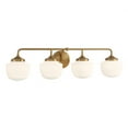 thumbnail image 1 of 2574-575-Minka Lavery-Cornwell - 4 Light Bath Vanity-8 Inches Tall and 32 Inches Wide-Antique Noble Brass Finish, 1 of 7