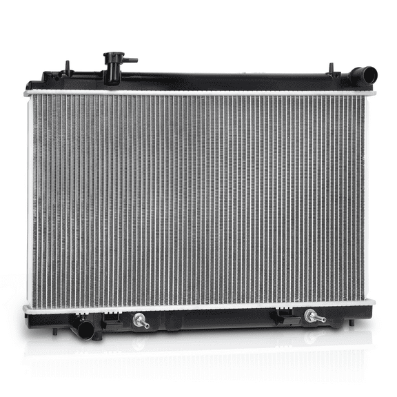 2576 Aluminum Cooling Radiator OE Replacement fit 2003 2004 2005 2006 Nissan 350Z, Automatic & Manual Transmission Models, Chrome