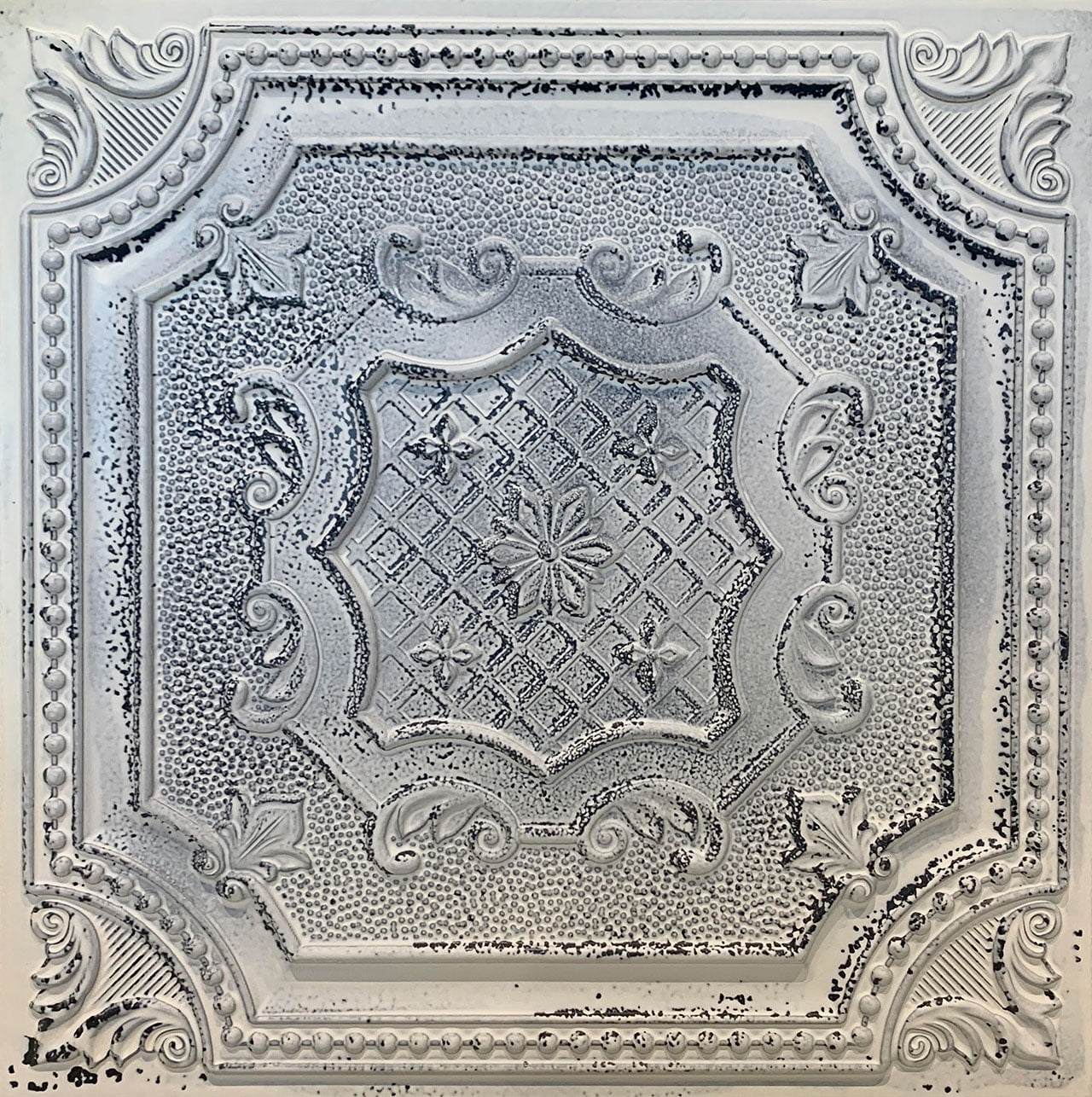 My Beautiful Damaris PVC Ceiling Tile - 2x2 Foot Antique Copper Lay-in Or Glue-up Panel