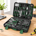 259-Piece Household Tool Kit, Green, Compact Organized Set for Home and ...