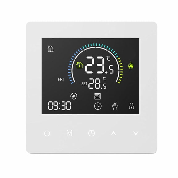 25A Electric Floor Heating Adjustable Temperature Thermostat HighPower