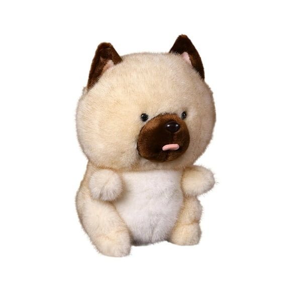 25CM Cartoon Real Dog Fat Dragon Plush Toy Doll, Cute And Adorable Pet Soothing Doll, Children'S Doll, Birthday Gift