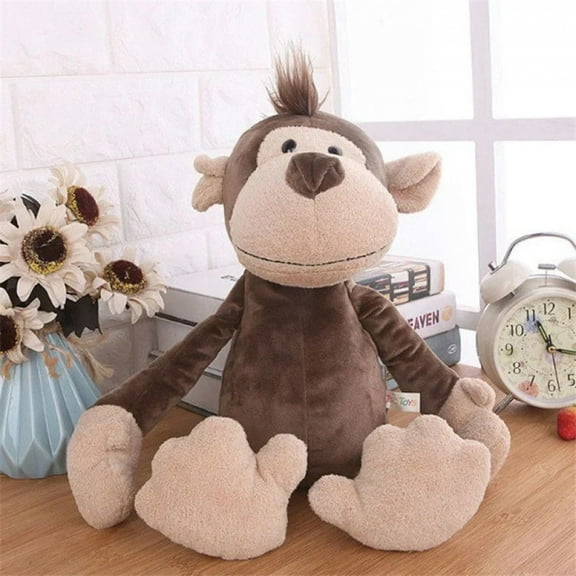 25CM Kawaii Jungle Animal Plush Toys Forest Animal Plush Dog Zebra Elephant Lion Fox Giraffe Children's Toys Doll Birthday Gift