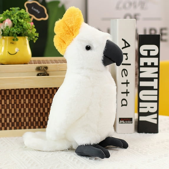 25CM Lifelike Bright Colorful Parrot Plush Toys Soft Simulation Wild Animals Stuffed Bird Doll Children Kids Gift Home Decor