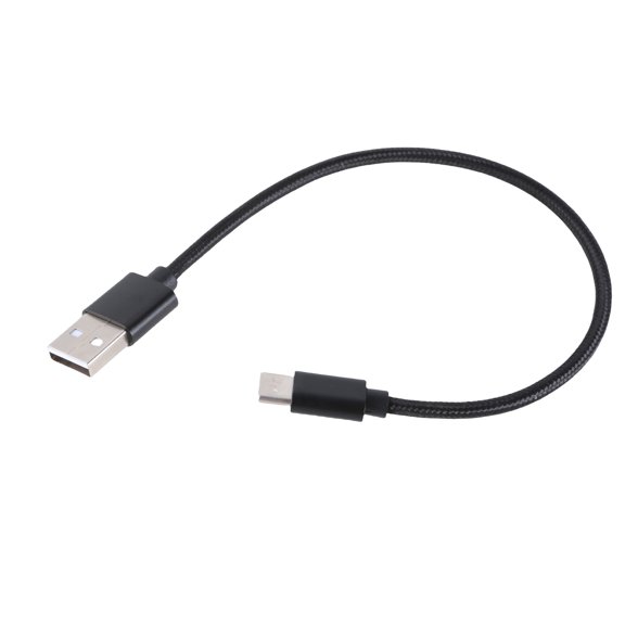 25CM Short USB C Cable Fast Charging Cord Nylon Braided Data Sync Line 60W 480Mbps For Latest Smartphones & Tablets