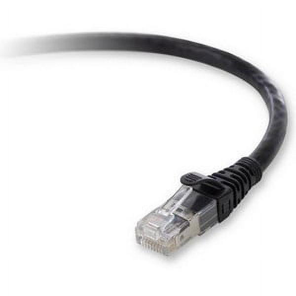 25FT CAT6A 10GIG BLACK SHD/SNGLS SSTP RJ45 M/M PATCH CABLE