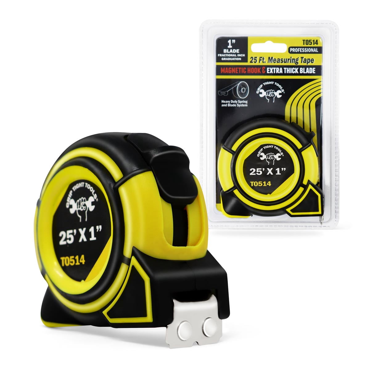 25FT X 1" Magnetic End Hook Tape Measure