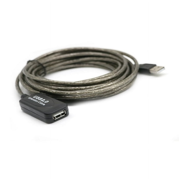 25Feet 25 Ft USB 2.0 Active Repeater Male to Female Extension Cable Adapter Cord Cable