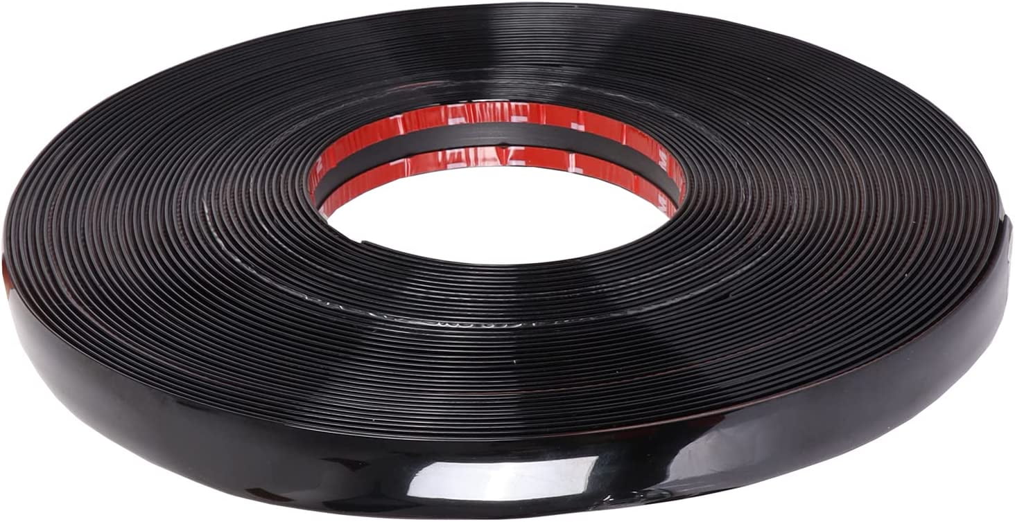 FOLIATEC Trim Strip Film Black Glossy, 15mx5cm - Auto accessoires