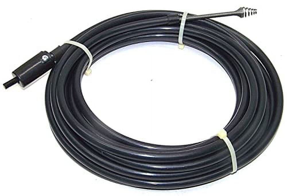 25Ft Drain Snake Cable Cleaner Heavy Duty Drill Operated Powered