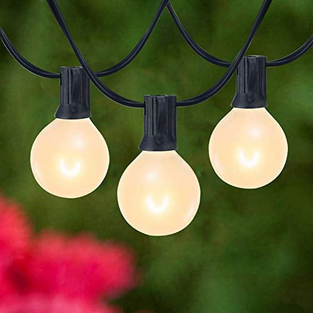 Frosted globe string lights outlet replacement bulbs