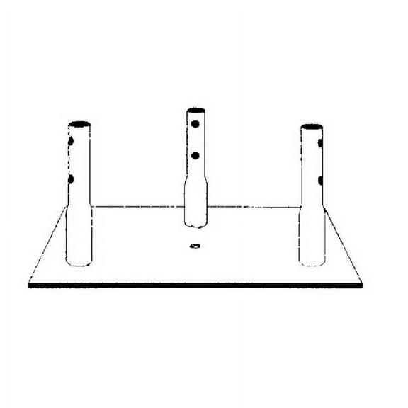 25G concrete base plate