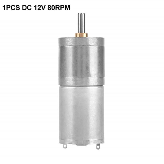 25Ga-370 Dc 12V Gear Motor Speed Reduction Geared Motor Metal Gear Motor 60Rpm 80Rpm 130Rpm 170Rpm 300Rpm 380Rpm 640Rpm 1400Rpm