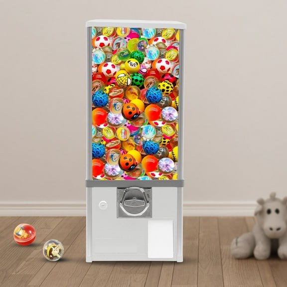25Inch Candy Vending Machine Prize Machine Gumball Vending Device Big Capsule