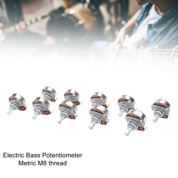 25K Ohm Guitar Pots, 18mm Shaft, Metric M8 Thread, Replacement Volume  Tone Knobs