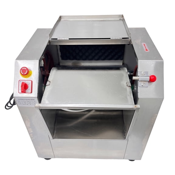 25KG Dough Mixer Mixing Kneading Machine Kitchen Equipment with 90 Tilt Bowl 110V