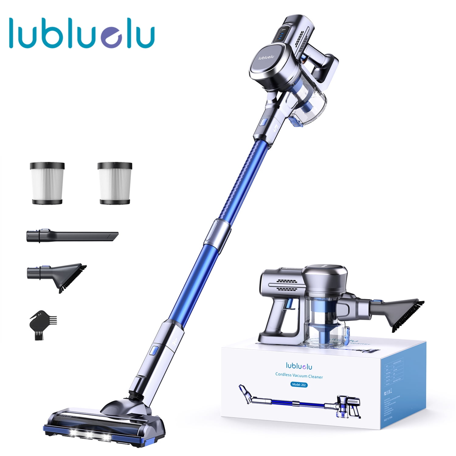 25Kpa Powerful Cordless Stick Vacuum Cleaner Bagless Upright Handheld