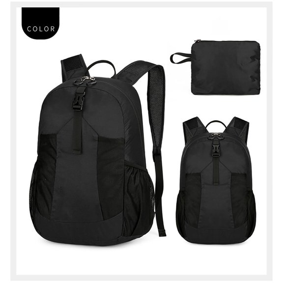 25L Foldable Waterproof Backpack, Packable Foldable Hiking Backpack,Ultra Lightweight Hiking Packable Daypack Backpack,Water Resistant Folding Daypack for Travel Men Wome