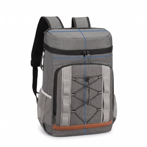 25L Insulated Cooler Backpack with Leak-Proof 4-Layer Design, 36-Can Capacity, Adjustable Straps & Multi-Pockets for Camping/Picnics