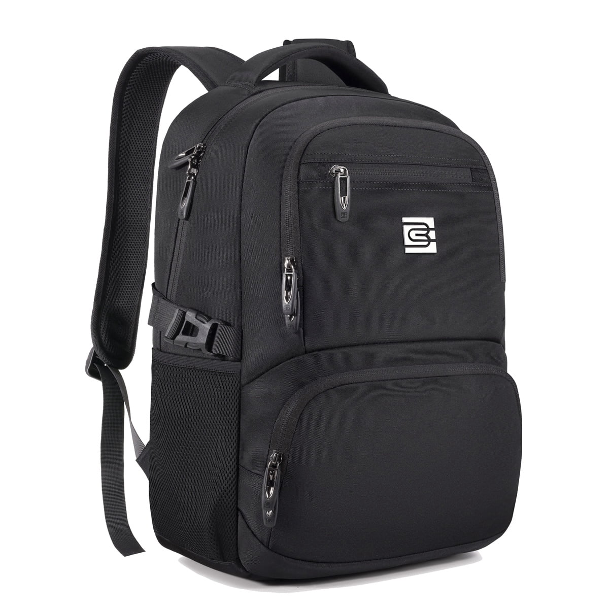 25L Large Capacity Laptop Backpack for Men Women, Water Proof Business Bag with Multiple Compartments, Ideal for Work, School, Travel & Daily Use Black