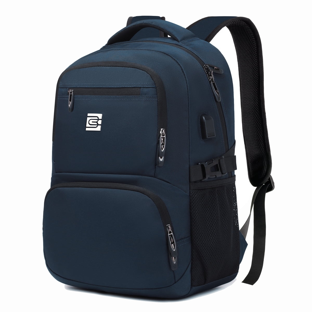 25L Large Capacity Laptop Backpack for Men Women, Water Proof Business Bag with Multiple Compartments, Ideal for Work, School, Travel & Daily Use Blue