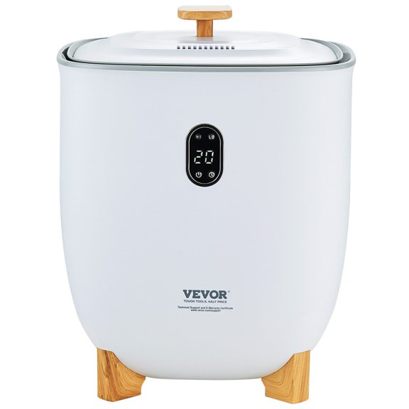 25L Large Electric Towel Warmer Bucket, 2 Heating Modes & Auto Shut-Off Timer (20/40/60/90 Mins), Bottom Heating, LED Display for Bathroom, Spa, Bathrobes, Blankets