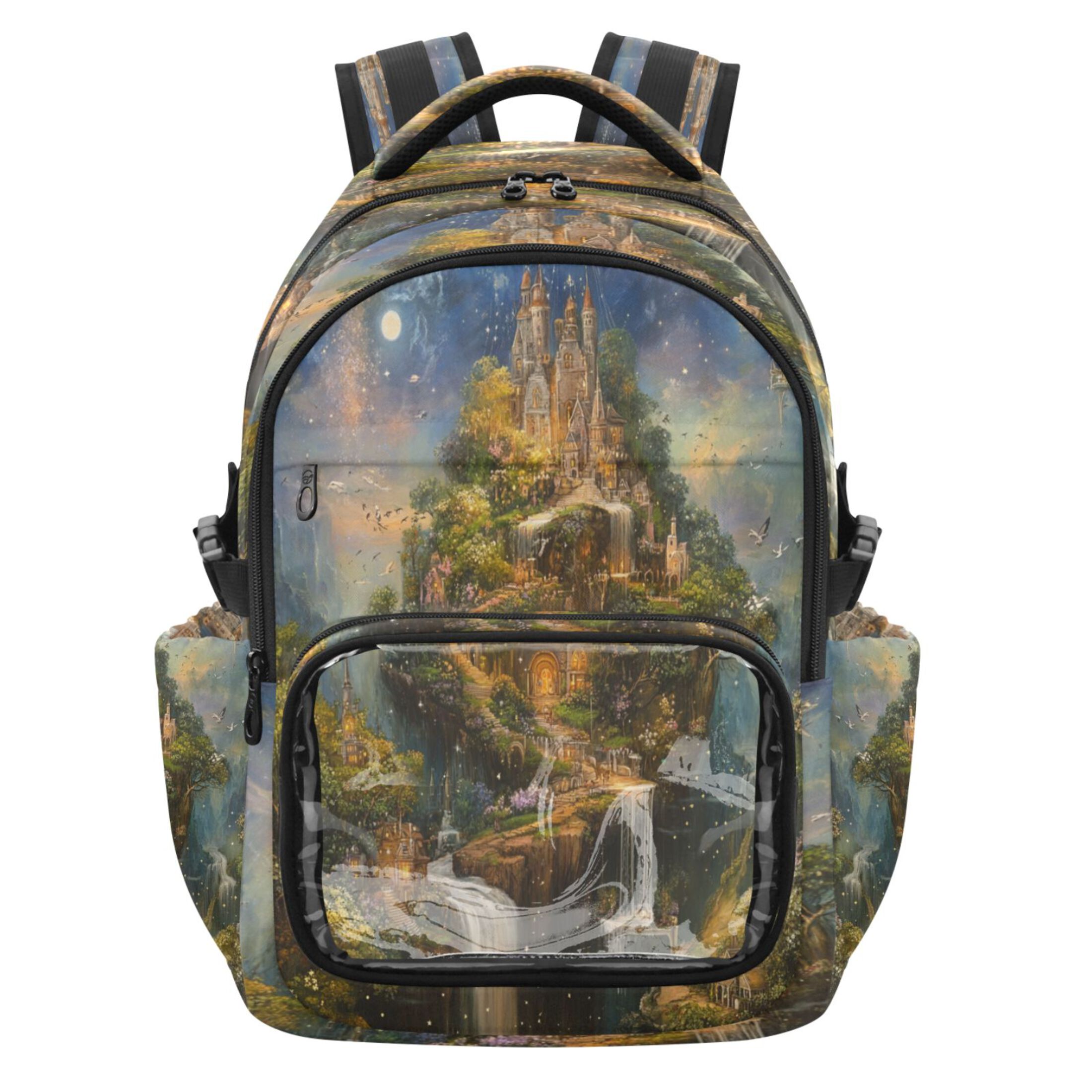 25L PVC Casual Backpack Waterproof Large Capacity Backpack For Student 