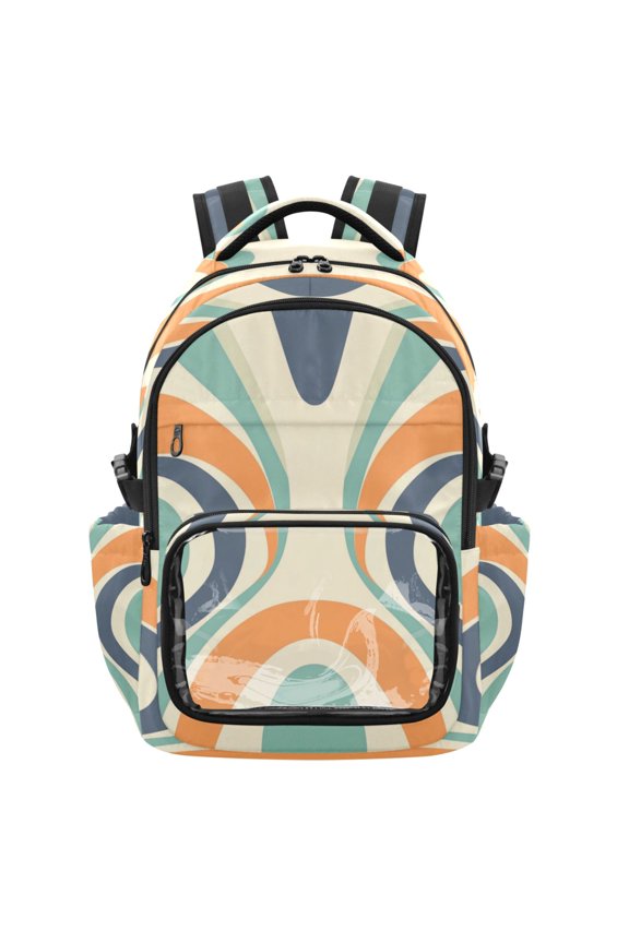25L PVC Casual Backpack, Waterproof Large Capacity Backpack for Student Commute & Short Trips Super Beautiful Fringe