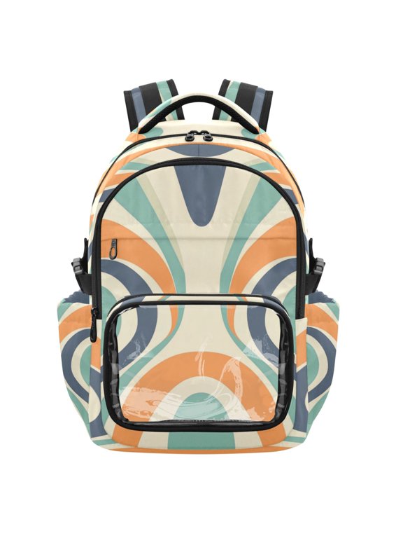 25L PVC Casual Backpack, Waterproof Large Capacity Backpack for Student Commute & Short Trips Super Beautiful Fringe
