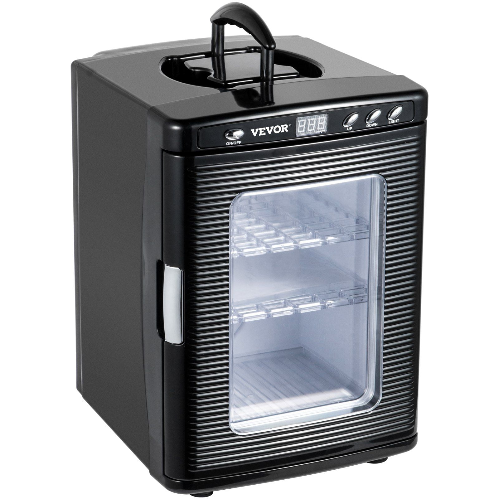 25L Scientific Reptile Incubator - Digital Thermostat Cooling/Heating (5-60°C) for Eggs, 12V/110V, Compact & Precise