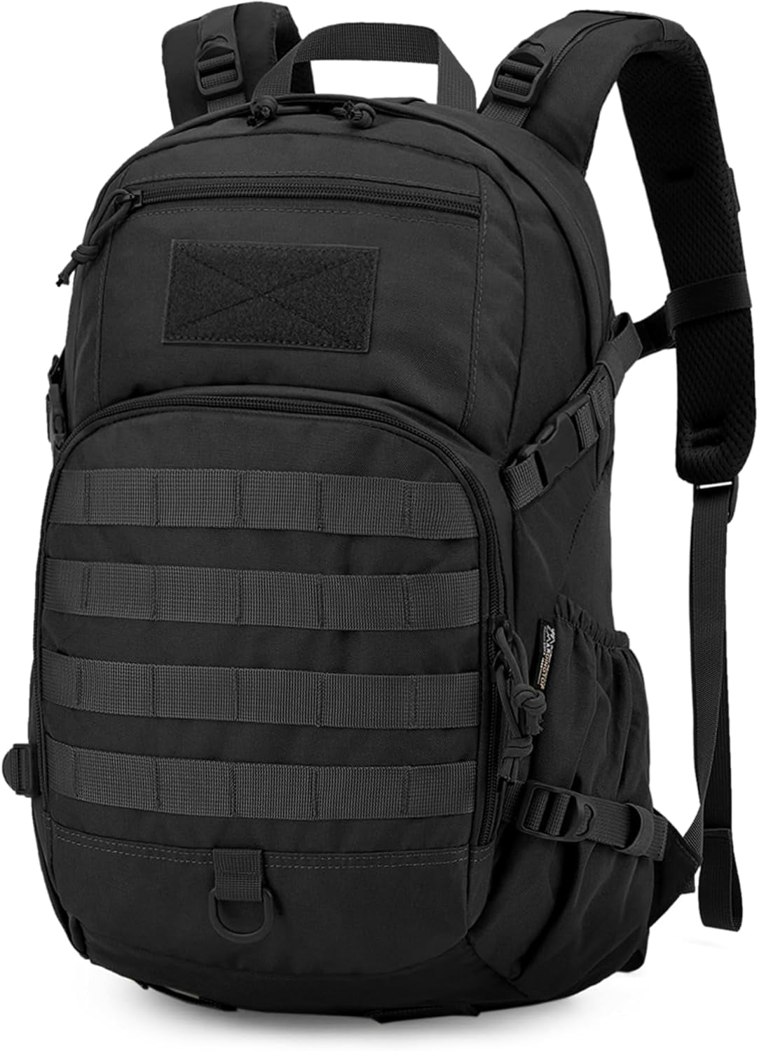 25L Tactical Backpack for Men, Molle Daypack Bug Out Bag for Hiking, Camping, and Commuting, Water-Resistant Military Style Rucksack