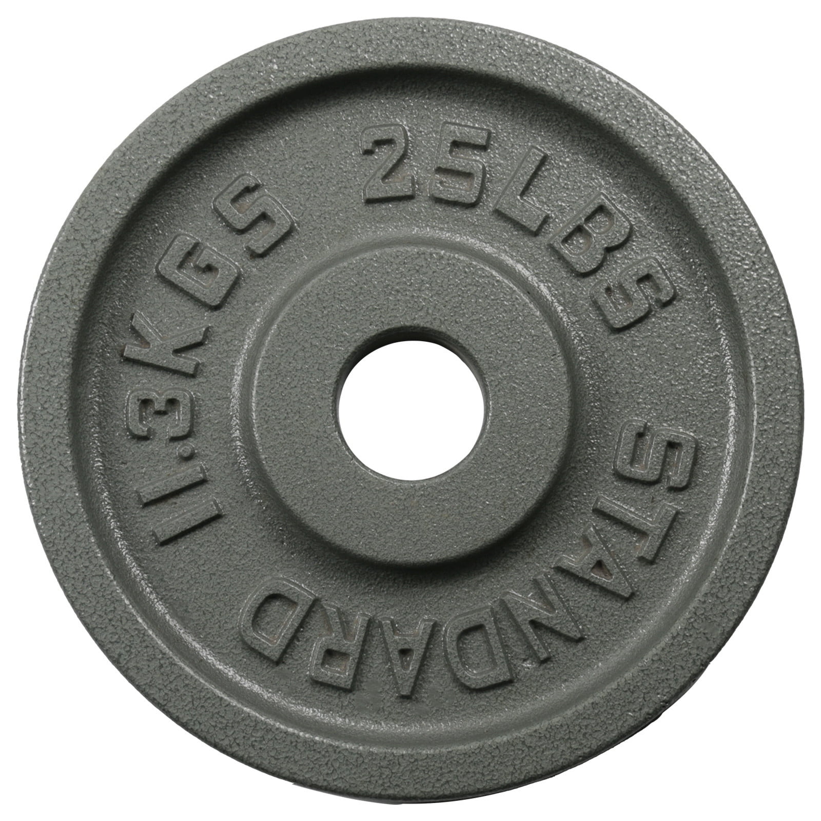 25LB Olympic Weight Plate Single Cast Iron Barbell Weight Set 2Inch Athletic Grip Barbell