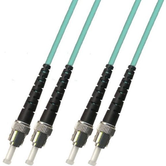 25M - Multimode Duplex 10 Gigabit (10Gb) OM3 Fiber Optic Cable (50/125) - ST to ST